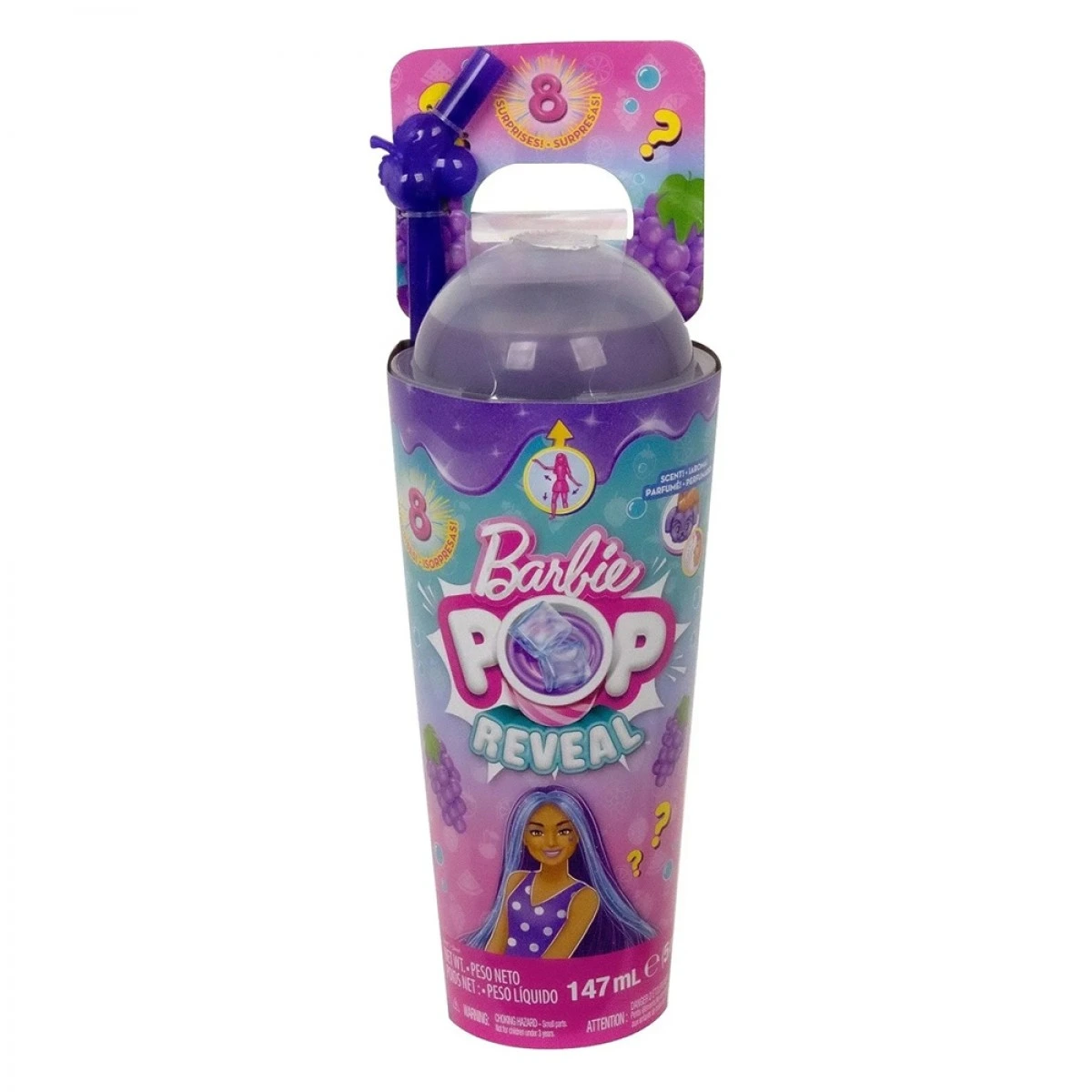 MATTEL BARBIE POP REVEAL - GRAPE HNW44