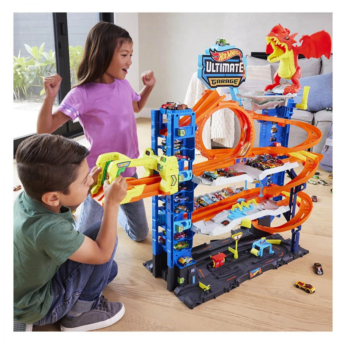 MATTEL HOT WHEELS ABSOLUTE GARAGE WITH DRAGON HKX48