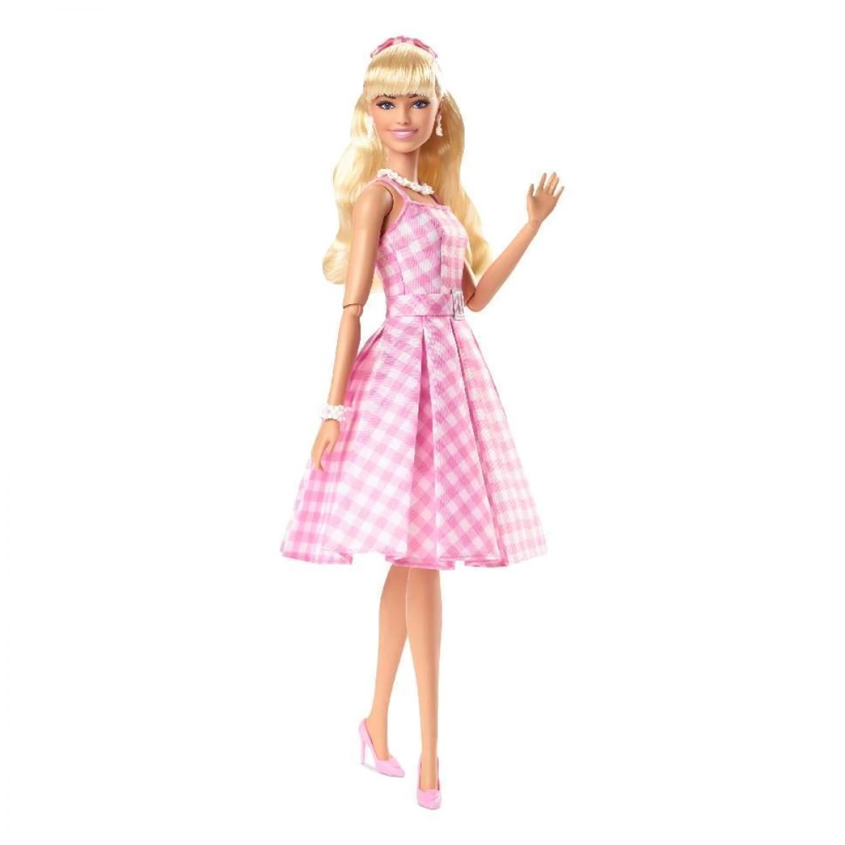 MATTEL BARBIE MOVIE PINK GINGHAM DRESS HPJ96