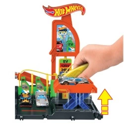 MATTEL HOT WHEELS CITY ΠΙΣΤΑ ΣΤΑΘΜΟΣ ΚΑΥΣΙΜΩΝ HTN79