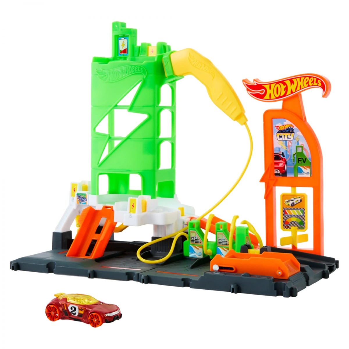 MATTEL HOT WHEELS CITY ΠΙΣΤΑ ΣΤΑΘΜΟΣ ΚΑΥΣΙΜΩΝ HTN79