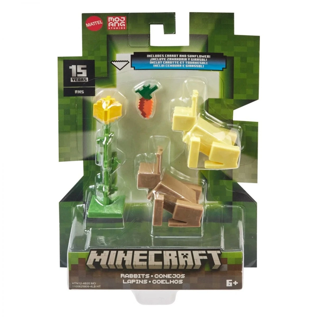 MATTEL MINECRAFT FIGURE (8 CM) RABBITS GTP08/HTN12