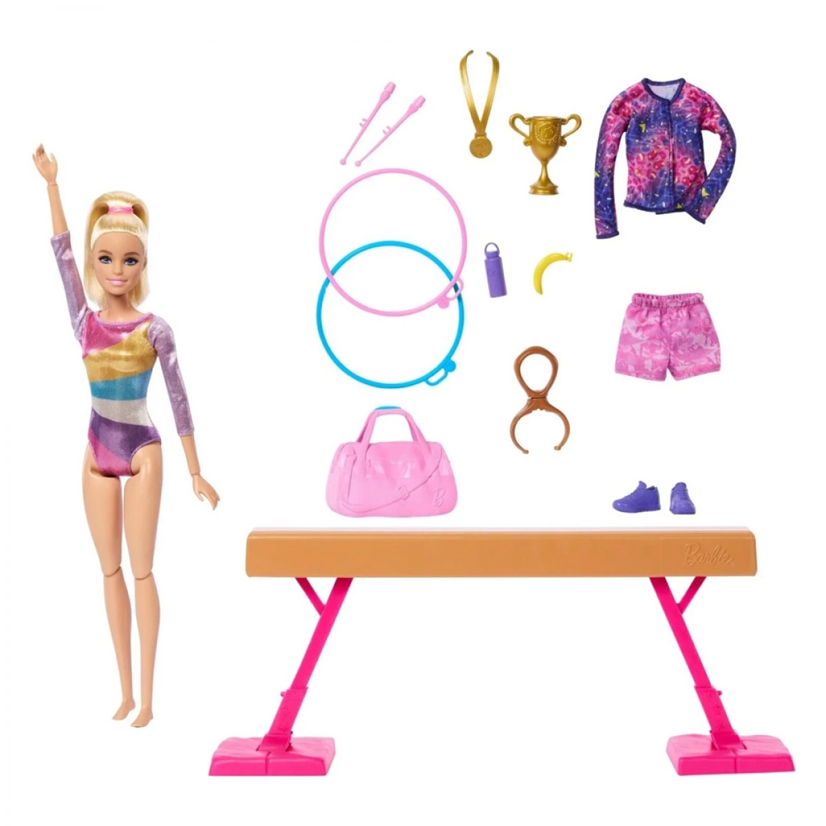 MATTEL BARBIE ΑΘΛΗΤΡΙΑ ΕΝΟΡΓΑΝΗΣ ΓΥΜΝΑΣΤΙΚΗΣ HRG52