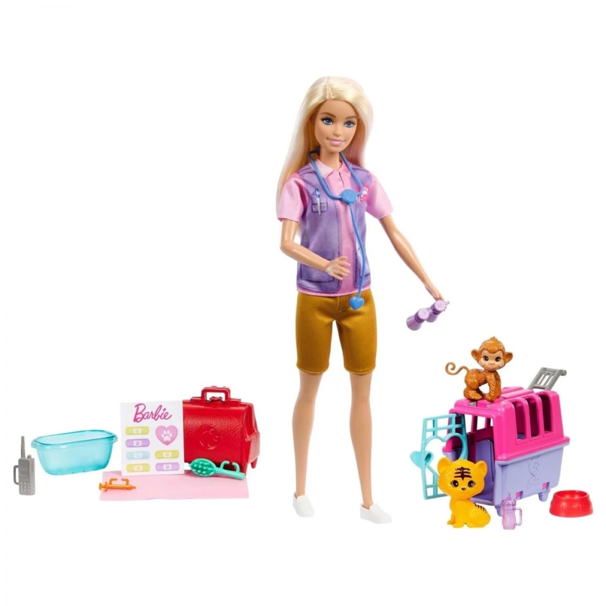 MATTEL BARBIE ΔΙΑΣΩΣΡΙΑ ΑΓΡΙΩΝ ΖΩΩΝ HRG50