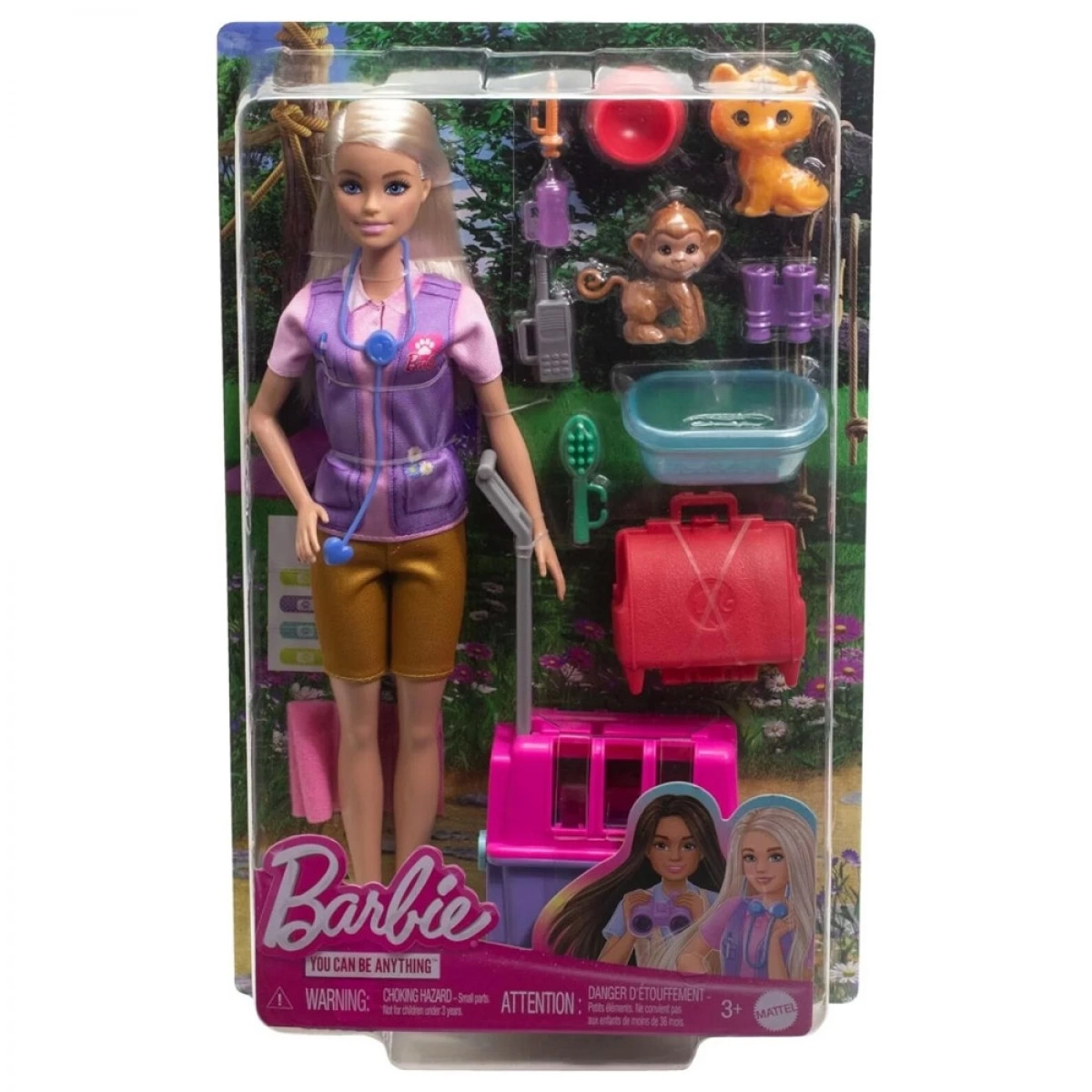 MATTEL BARBIE ΔΙΑΣΩΣΡΙΑ ΑΓΡΙΩΝ ΖΩΩΝ HRG50