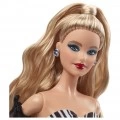 MATTEL BARBIE ΑΣΠΡΟΜΑΥΡΟ ΦΟΡΕΜΑ 65 ΧΡΟΝΙΑ HRM58