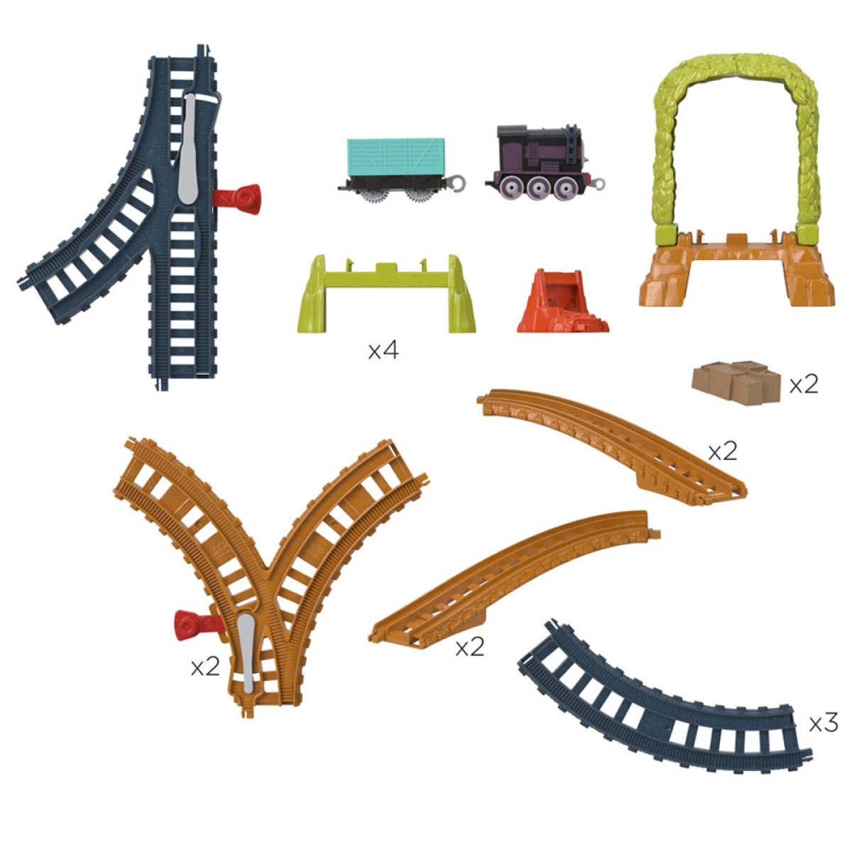 MATTEL ΤΟΜΑΣ ΑΓΑΠΗΜΕΝΕΣ ΔΙΑΔΡΟΜΕΣ DIESEL'S SUPER LOOP ADVENTURE HGY85