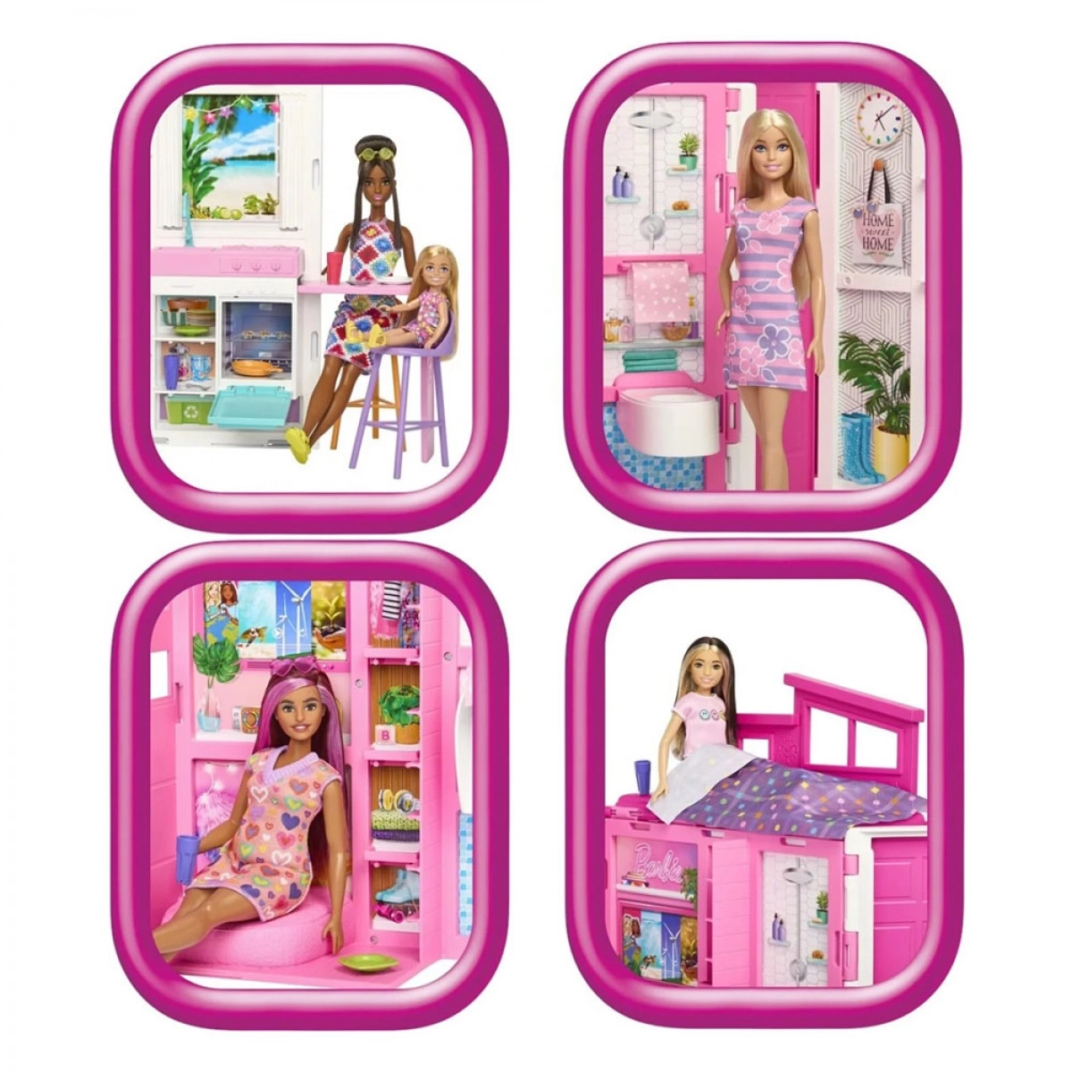MATTEL BARBIE ΝΕΟ ΣΠΙΤΑΚΙ - ΒΑΛΙΤΣΑΚΙ HRJ76