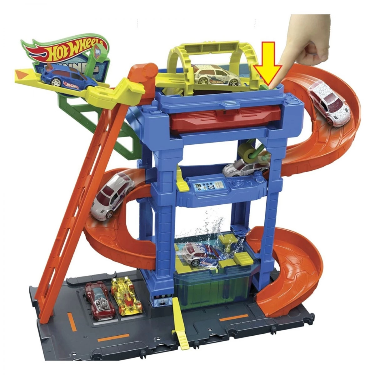 MATTEL HOT WHEELS ΝΕΟ ΠΛΥΝΤΗΡΙΟ HTN80
