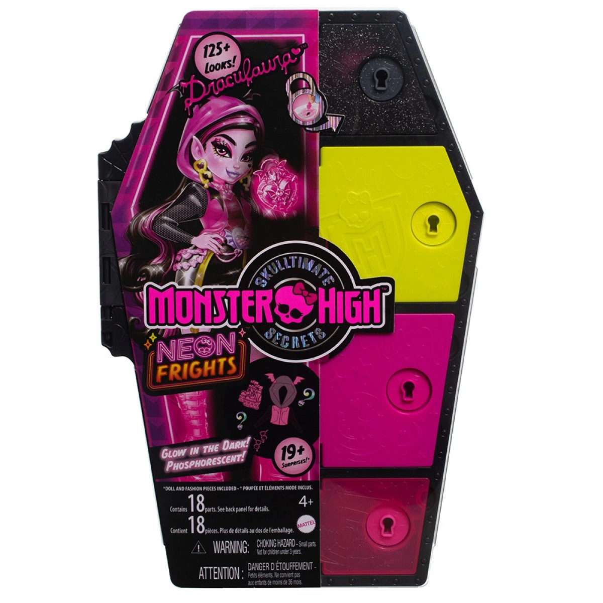 MATTEL MONSTER HIGH NEON FRIGHTS DRACULAURA HNF78