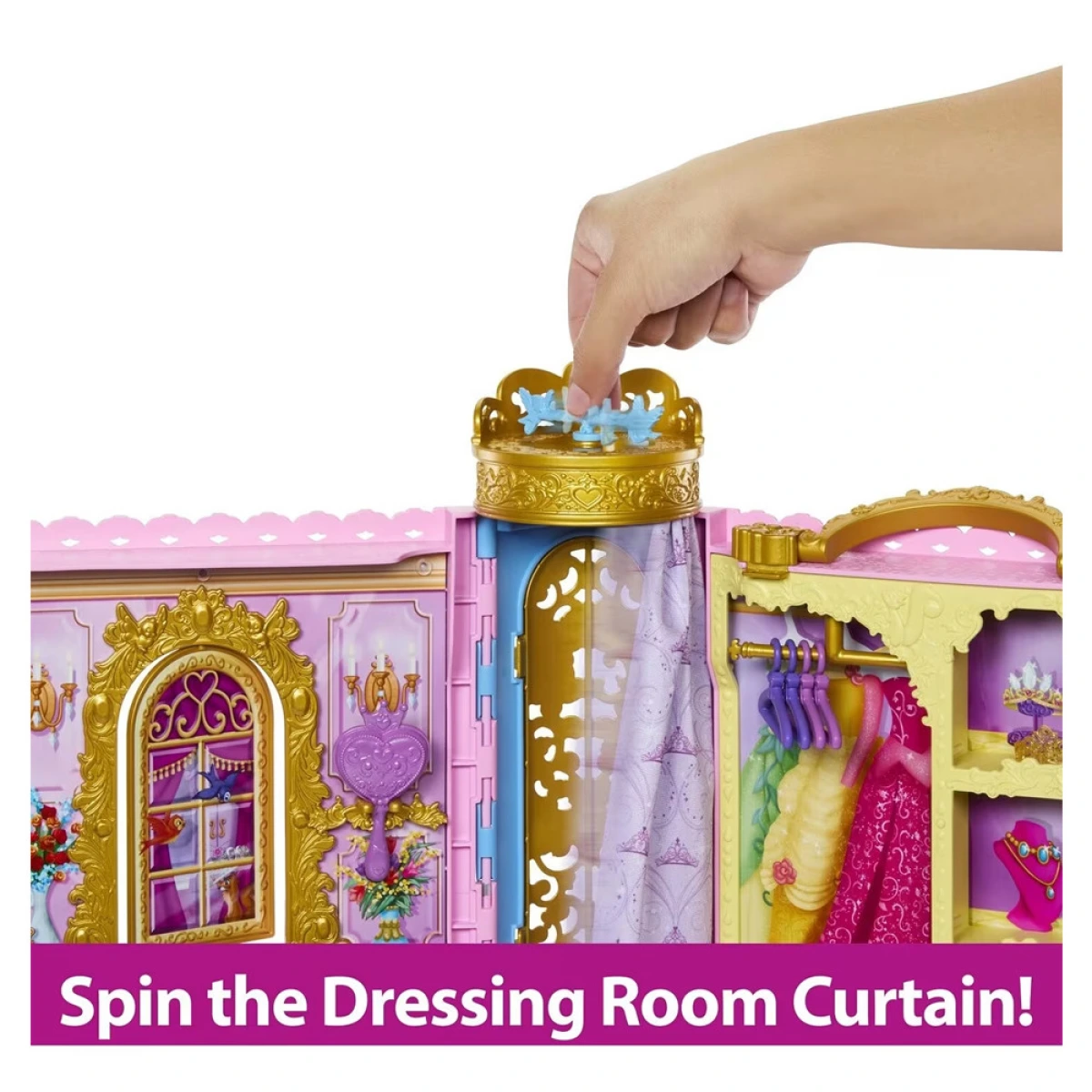 MATTEL DISNEY PRINCESS FD FSH PLYST CLST READY FOR THE BALL PLAYSET HXC20