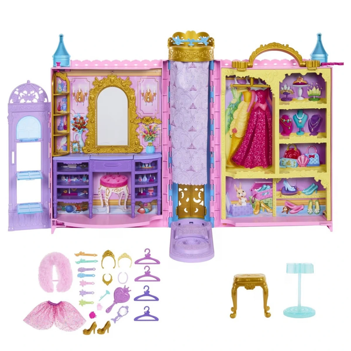 MATTEL DISNEY PRINCESS FD FSH PLYST CLST READY FOR THE BALL PLAYSET HXC20