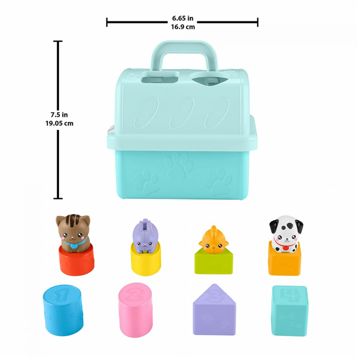 MATTEL FISHER-PRICE SORT & STOW PET CARRIR HTW93