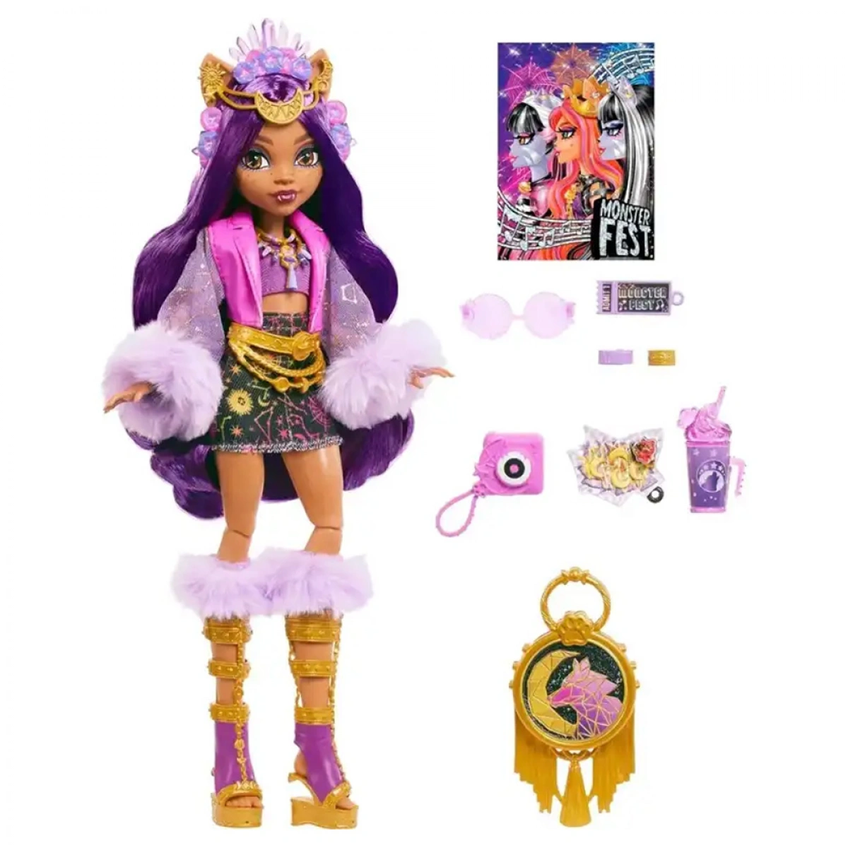 MATTEL MONSTER HIGH MONSTER FEST CLAWDEEN HXH80