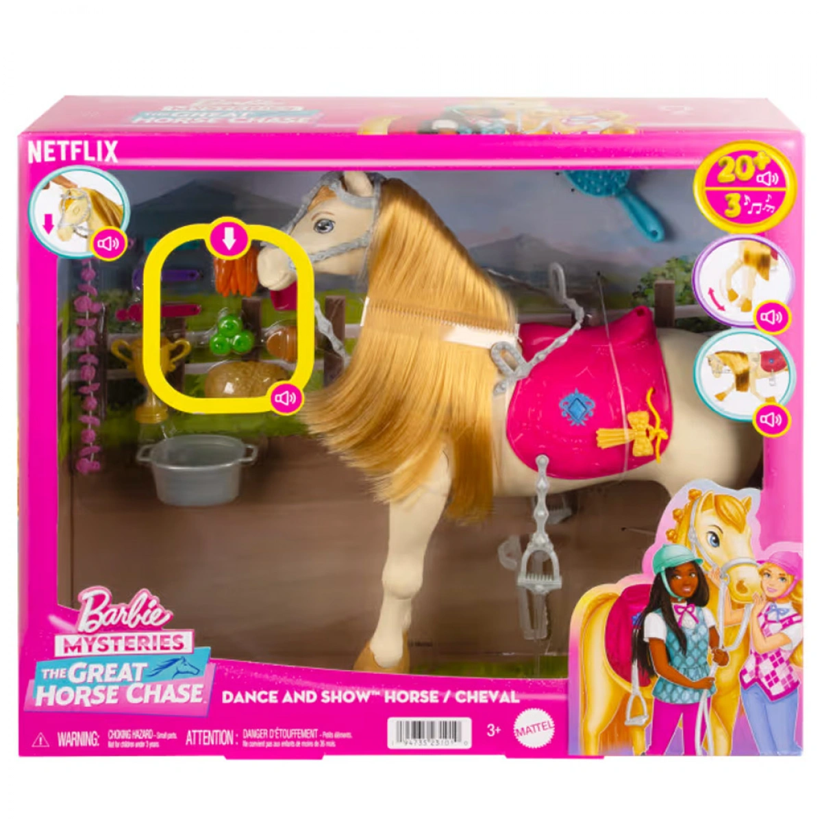 MATTEL BARBIE MYSTERIES THE GREAT HORSE CHASE: DANCE AND SHOW ΑΛΟΓΟ HXJ42