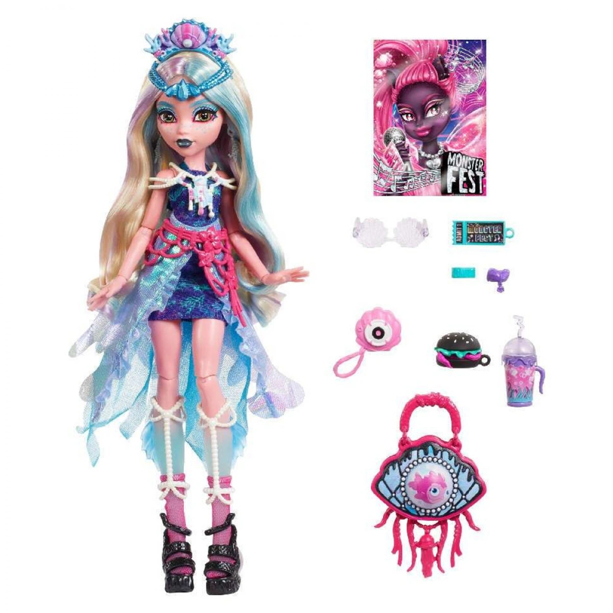 MATTEL MONSTER HIGH MONSTER FEST LAGOONA BLUE   NO HXH82