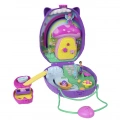 MATTEL POLLY POCKET ΤΡΕΝΤΙ ΤΣΑΝΤΑΚΙ HEDGEHOG MOM AND BABY Ι GKJ63/JBJ91