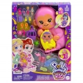MATTEL POLLY POCKET ΤΡΕΝΤΙ ΤΣΑΝΤΑΚΙ MONKEY MOM AND BABY GKJ63/HWP04