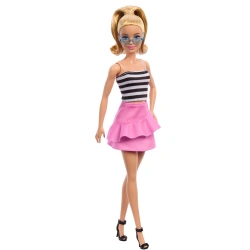 MATTEL BARBIE FASHIONISTAS ΑΣΠΡΟΜΑΥΡΟ ΤΟΠ HRH11