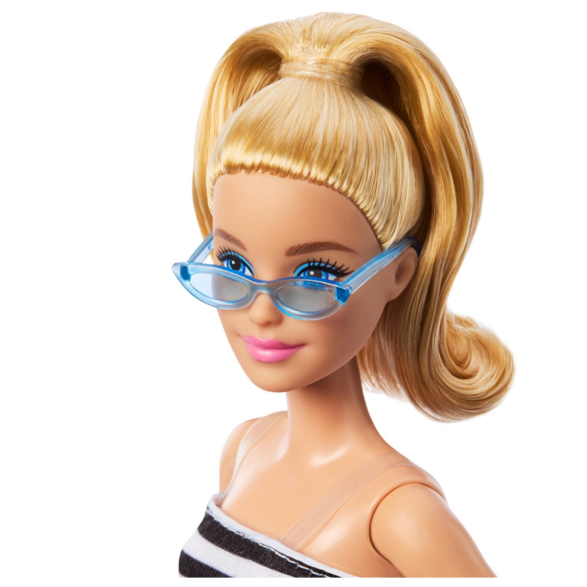 MATTEL BARBIE FASHIONISTAS ΑΣΠΡΟΜΑΥΡΟ ΤΟΠ HRH11