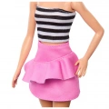 MATTEL BARBIE FASHIONISTAS ΑΣΠΡΟΜΑΥΡΟ ΤΟΠ HRH11