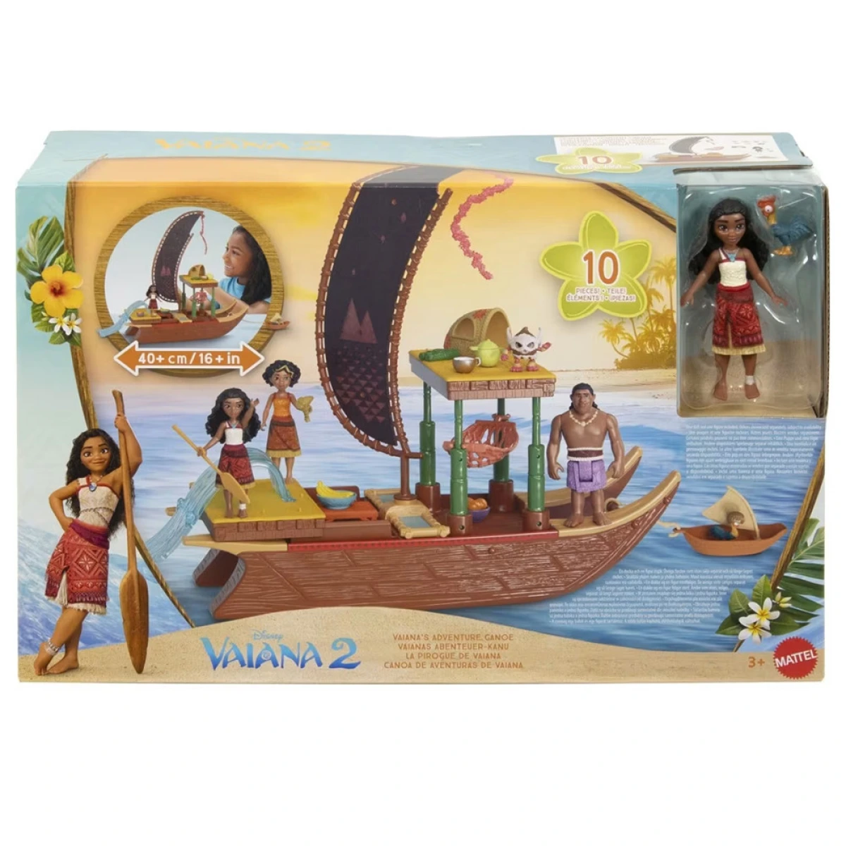 MATTEL DISNEY PRINCESS - ΜΙΝΙ ΦΙΓΟΥΡΑ ΒΑΙΑΝΑ ΚΑΡΑΒΙ JBT78