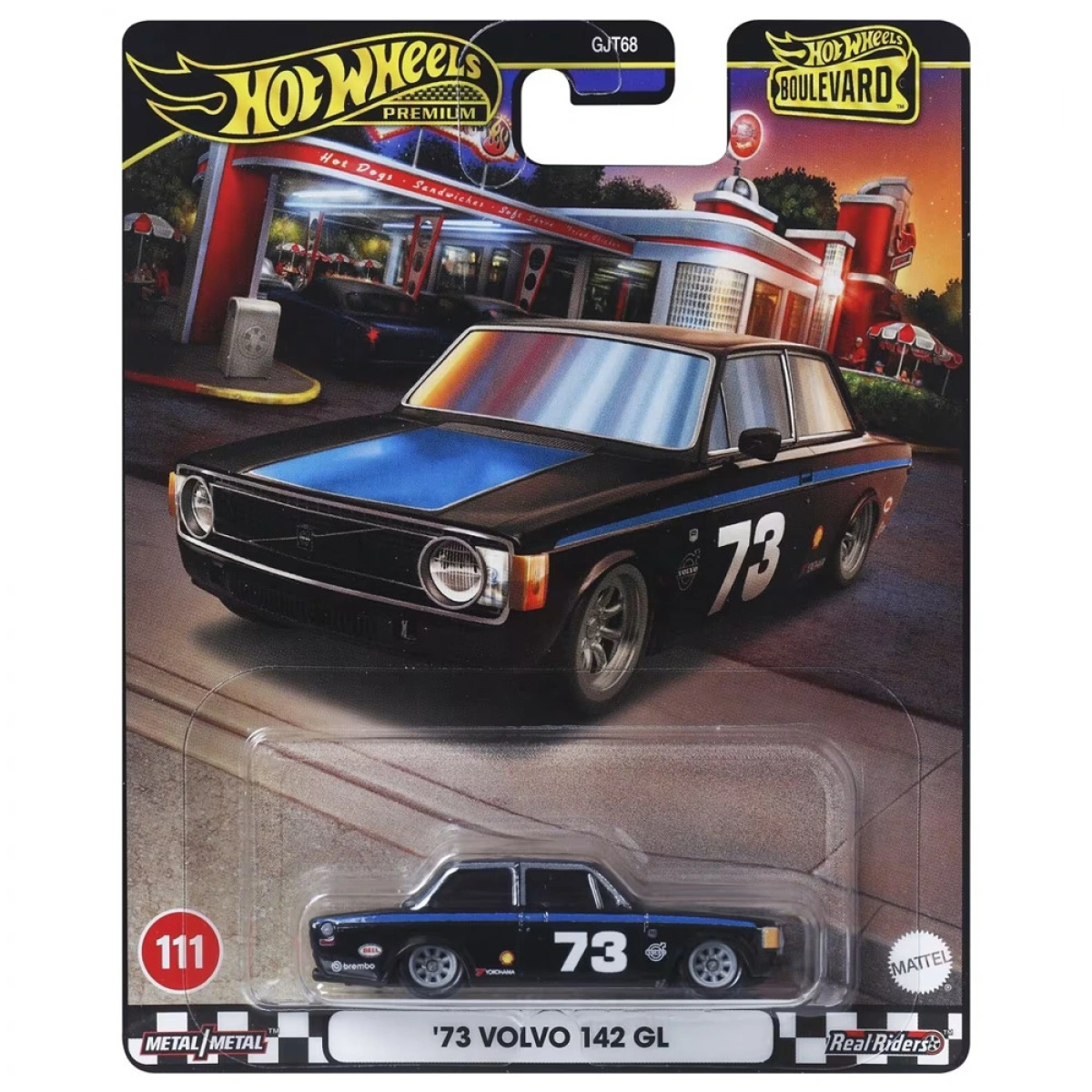 MATTEL HW ΑΥΤΟΚΙΝΗΤΑΚΙΑ PREMIUM-BOULEVARD '73 VOLVO 142 GL GJT68/HRT79