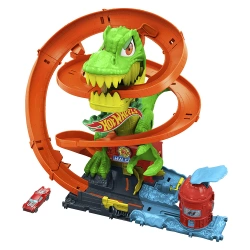MATTEL HOT WHEELS  CITY T-REX ΠΙΣΤΑ ΠΥΡΟΣΒΕΣΤΙΚΟΣ ΣΤΑΘΜΟΣ JBM73