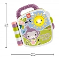 MATTEL FISHER PRICE PURPLE MONKEY ΜΟΥΣΙΚΟ ΒΙΒΛΙΑΡΑΚΙ JFN07