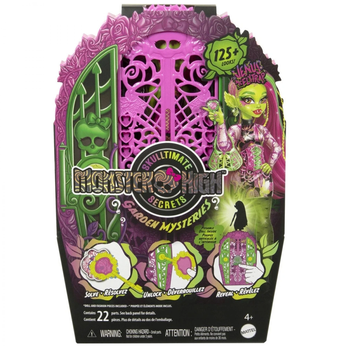 MATTEL MONSTER HIGH SKULLTIMATE SECRETS GARDEN MYSTERIES HYT71/HYT75