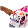 MATTEL BARBIE ΚΙΝΗΤΟ ΙΑΤΡΕΙΟ ΑΣΘΕΝΟΦΟΡΟ HKT79