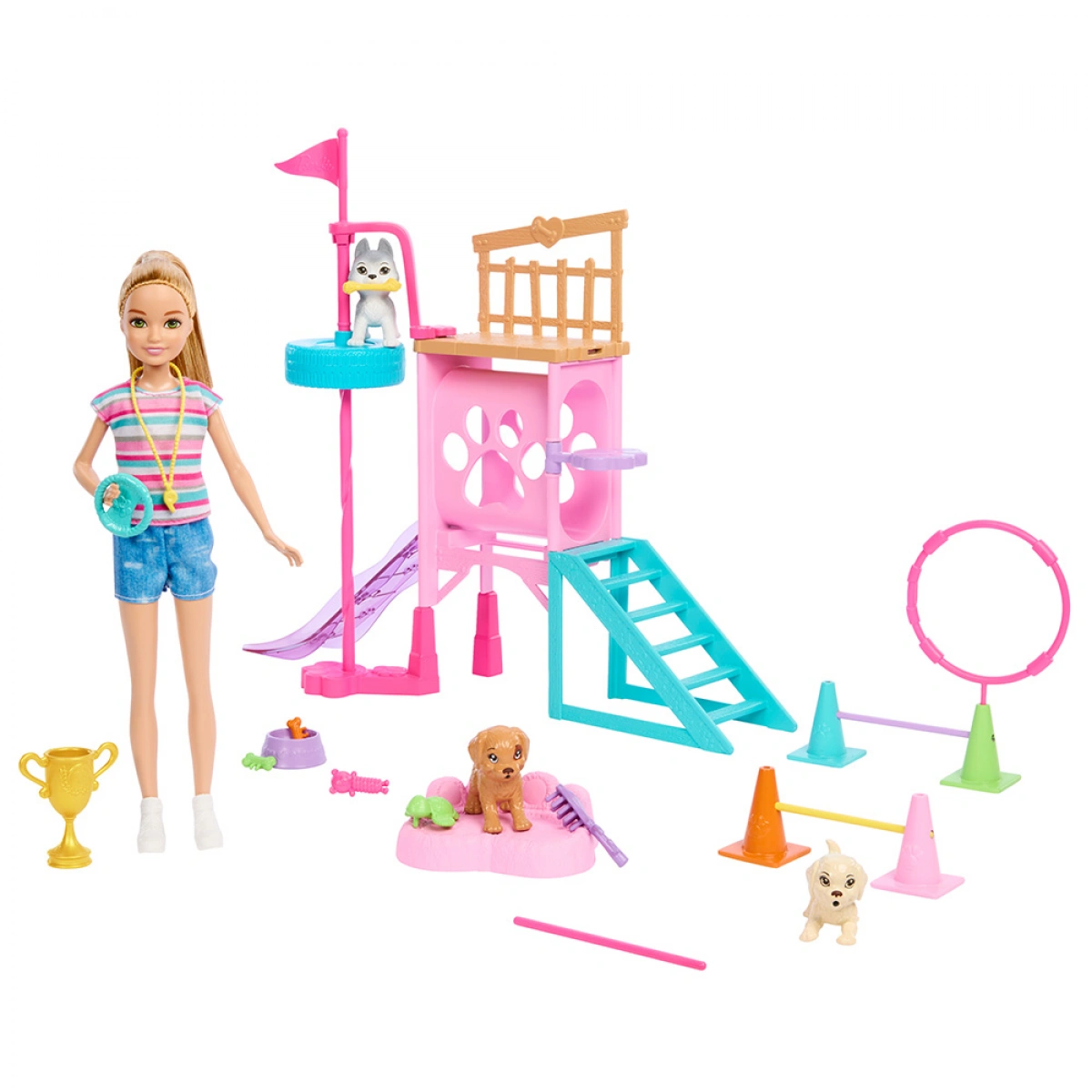 MATTEL BARBIE STACIE ΕΚΠΑΙΔΕΥΣΗ ΚΟΥΤΑΒΙΩΝ HRM10