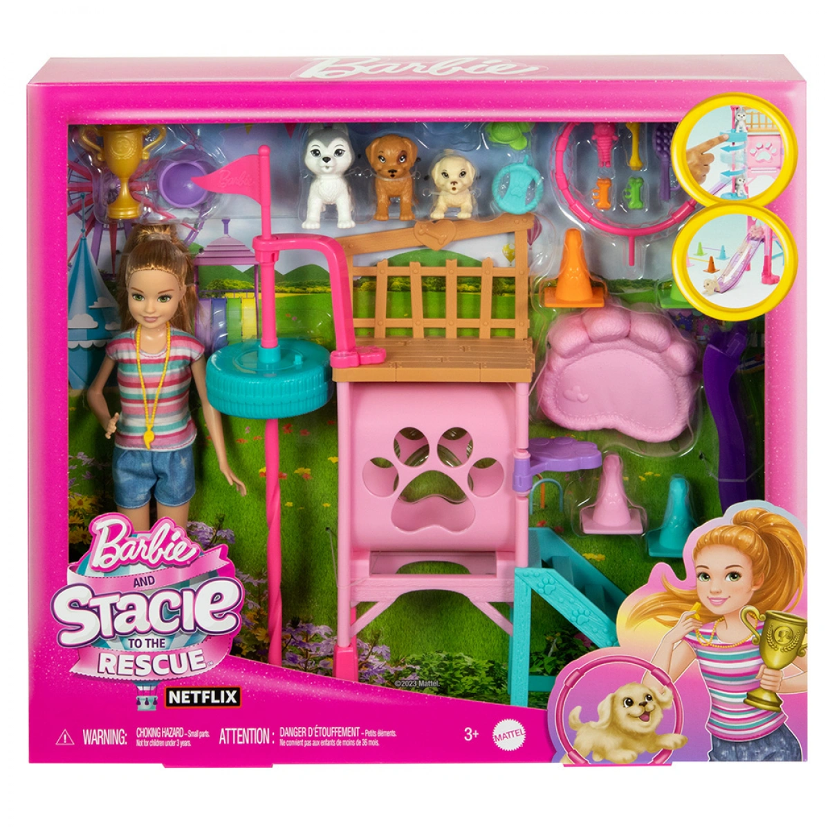 MATTEL BARBIE STACIE ΕΚΠΑΙΔΕΥΣΗ ΚΟΥΤΑΒΙΩΝ HRM10
