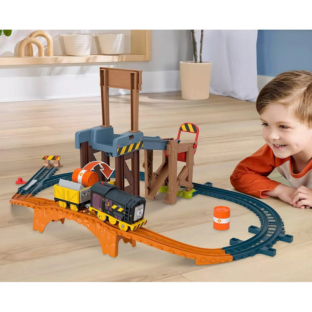 MATTEL THOMAS & FRIENDS DIESEL'S LIFT & LOAD CONSTRUCTION SET JBW20