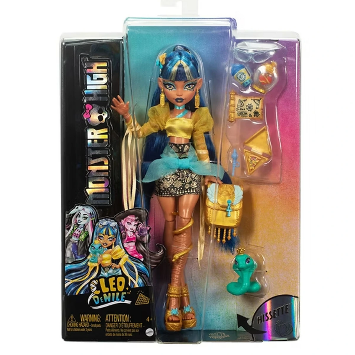 MATTEL MONSTER HIGH CLEO DE NILE ΜΕ ΚΟΜΠΡΑ ΚΑΙ ΑΞΕΣΟΥΑΡ HXH74