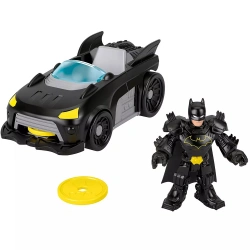 MATTEL FISHER PRICE IMAGINEXT DC SUPER FRIENDS BATMAN ΜΕ BATMOBILE JFJ68