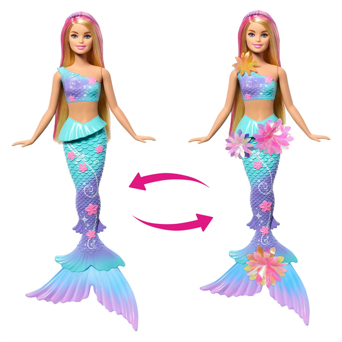 MATTEL BARBIE FLOWER MAGIC MERMAID 1 JDM72