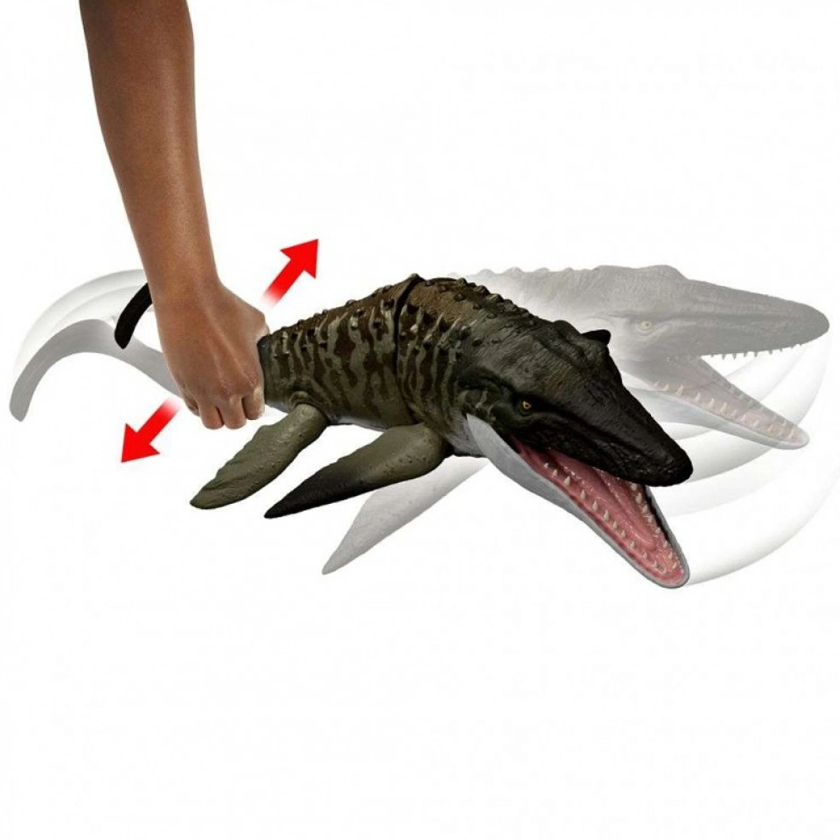 MATTEL JURASSIC WORLD BITE`N BLAST MOSASAURUS JCH00