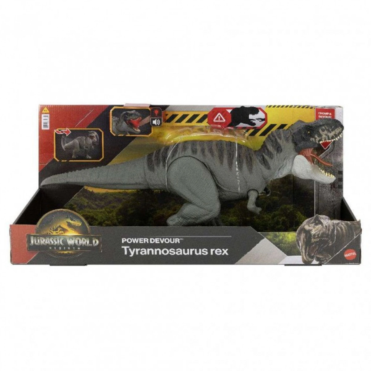 MATTEL JURASSIC WORLD POWER DEVOUR TYRANNOSAURUS REX JCH02