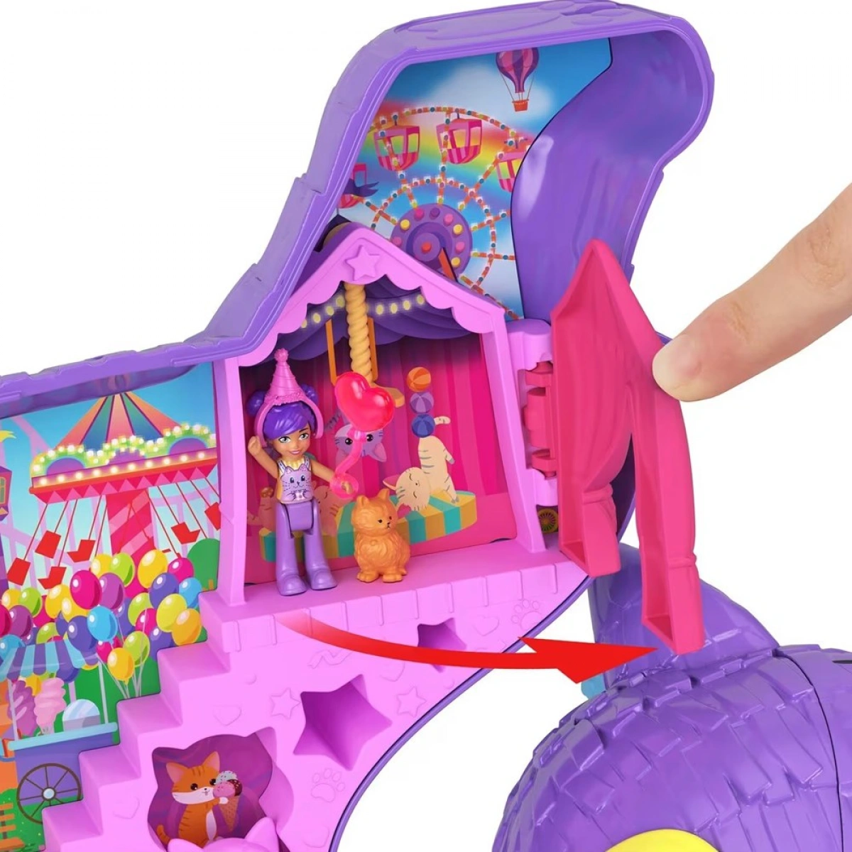 MATTEL POLLY POCKET CELEBRATION KITTY JFT90
