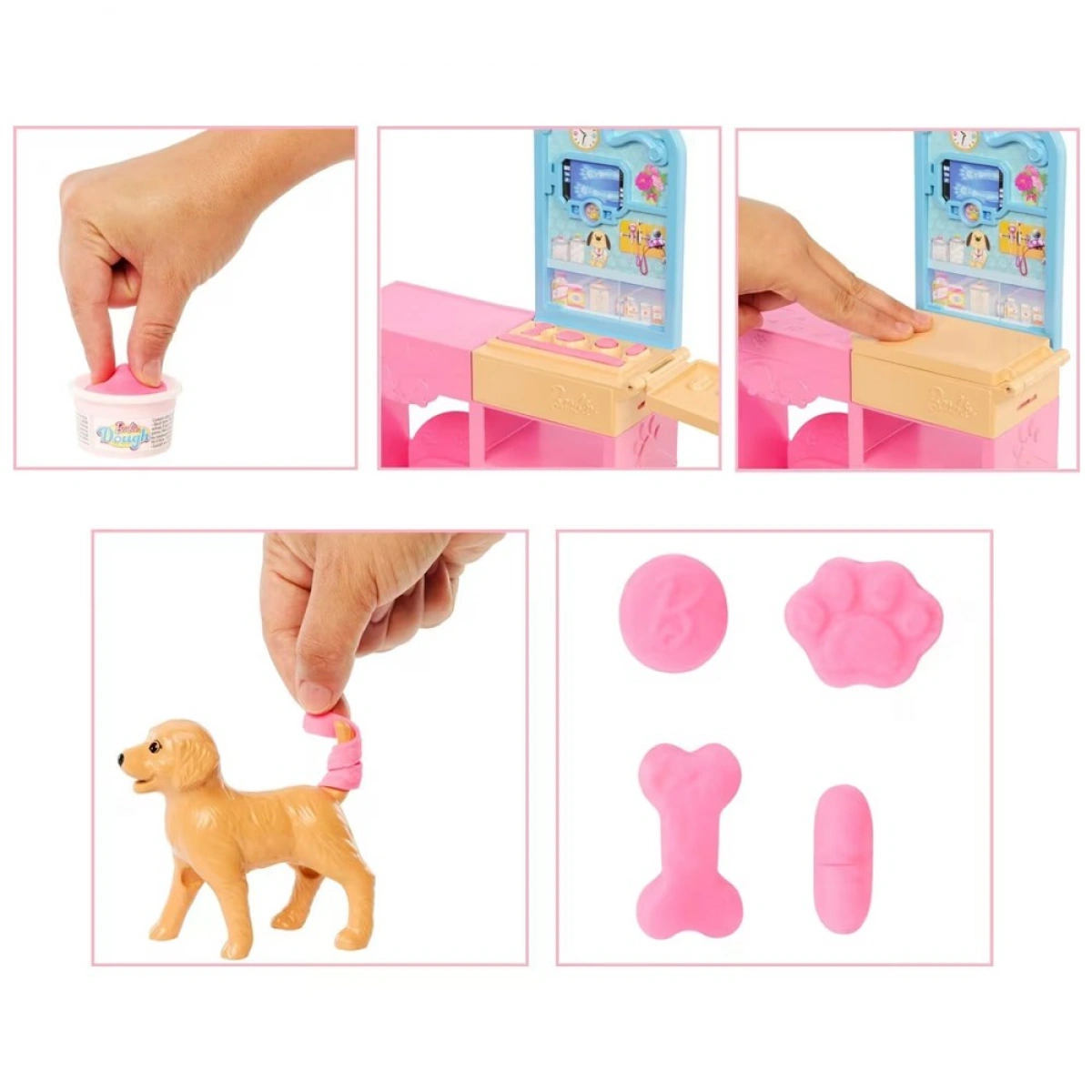 MATTEL BARBIE FAST CAST PET VET CLINIC JFX93