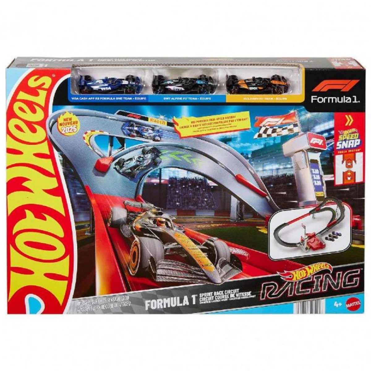MATTEL HOT WHEELS RACE FORMULA 1 SPRINT RACE CIRCUIT JDY15.