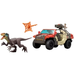 MATTEL JURASSIC WORLD LAUNCH & BATTLE VEHICLE SET JGB59