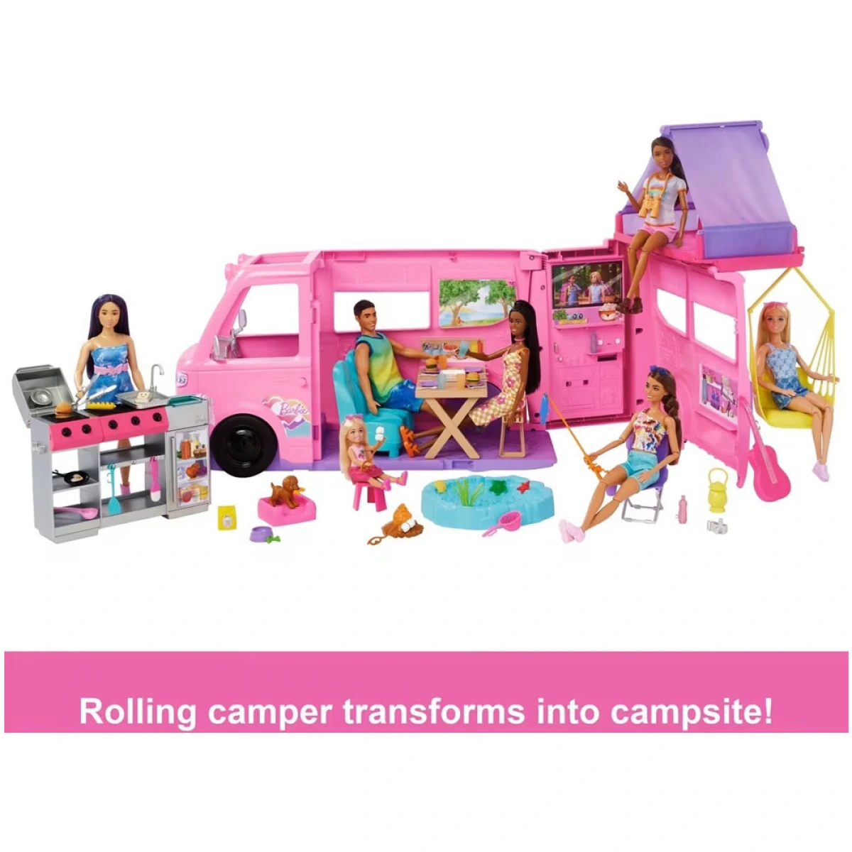 MATTEL BARBIE ΤΡΟΧΟΣΠΙΤΟ HRJ78