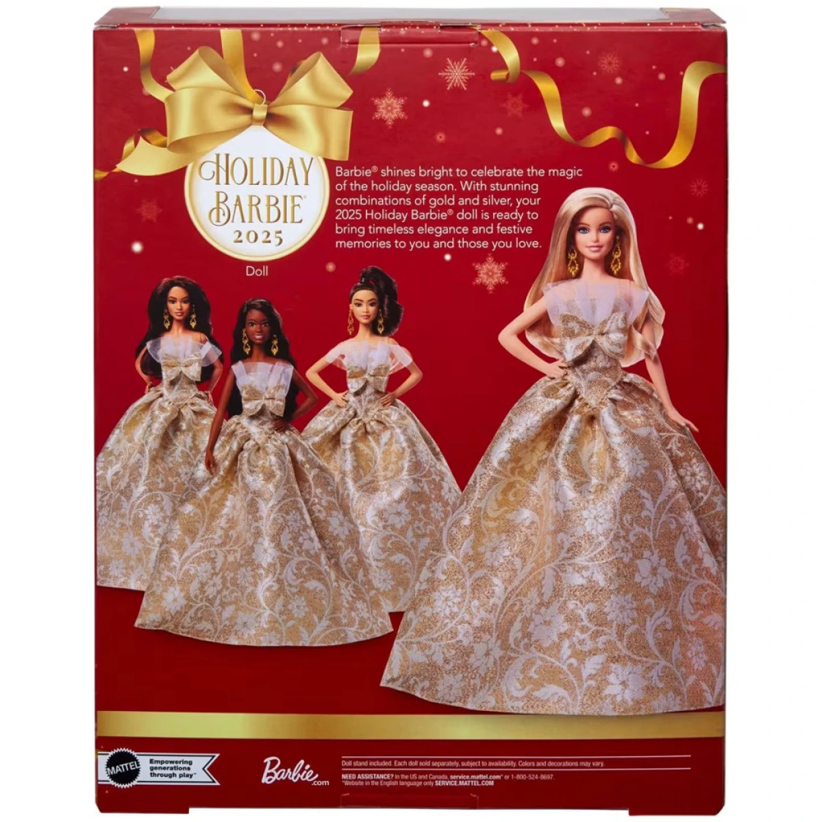 MATTEL BARBIE HOLIDAY - ΞΑΝΘΙΑ JBH95