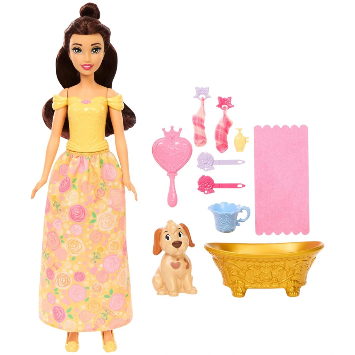 MATTEL DISNEY PRINCESS - ΠΕΝΤΑΜΟΡΦΗ & ΖΩΑΚΙ JFC42