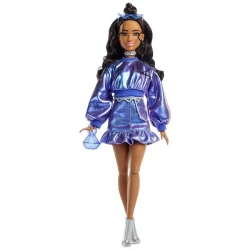 MATTEL BARBIE DELUXE FASHIONISTAS - METALLIC ΜΠΛΕ ΣΥΝΟΛΟ JFP42