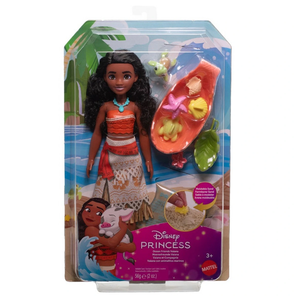 MATTEL DISNEY PRINCESS - ΒΑΙΑΝΑ & ΖΩΑΚΙ JFT12