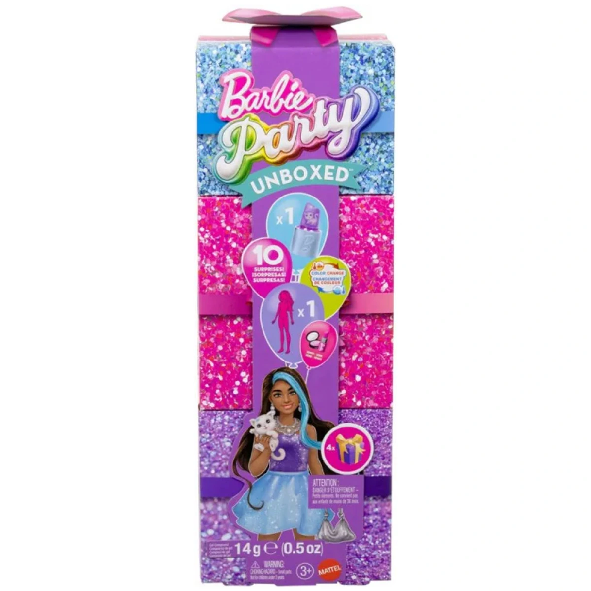 MATTEL BARBIE PARTY UNBOXED GLAM PARTY - ΛΑΤΙΝΑ JFY66