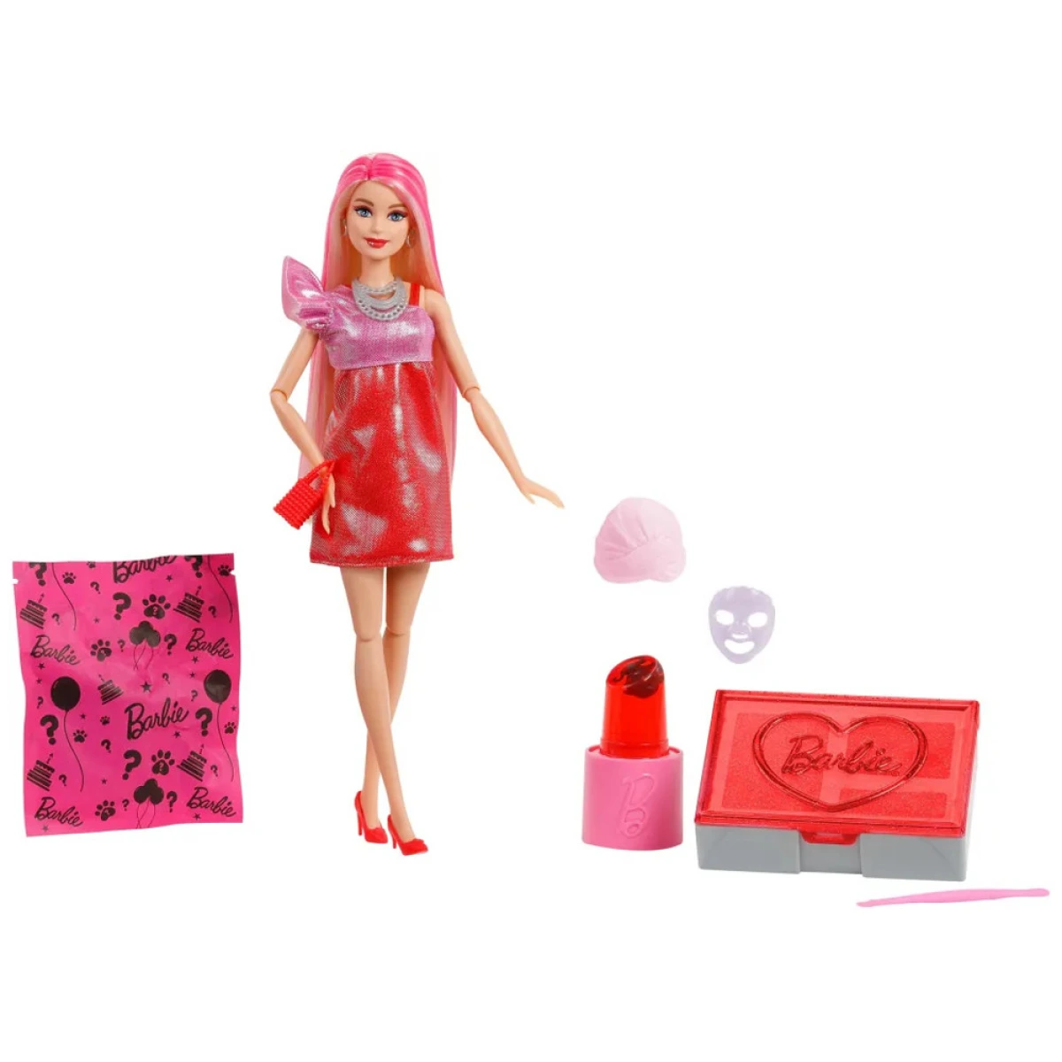 MATTEL BARBIE PARTY UNBOXED GLAM PARTY - ΞΑΝΘΙΑ JFY68